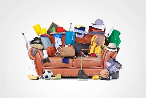 Professionals clearing a garage in Anerley