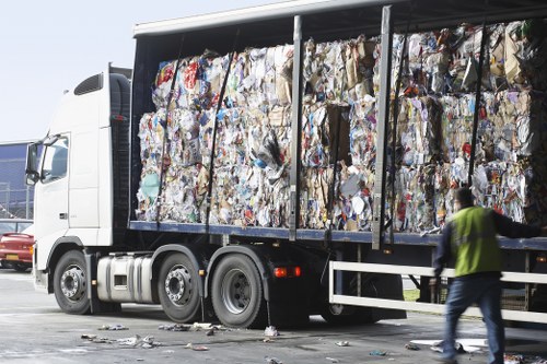 Different sizes of enclosed skips available for hire