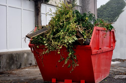 Recycling and waste management services in action